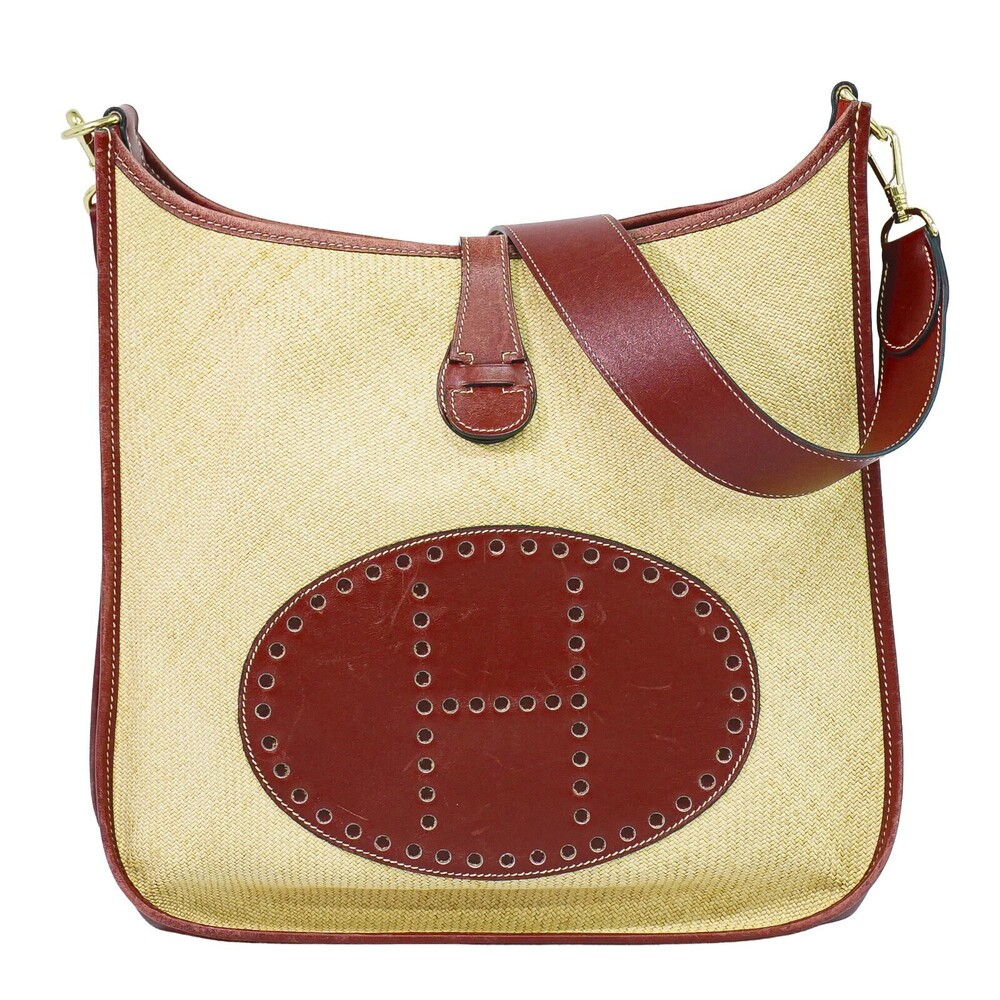 Hermes Evelyne Bag Gen I Panama GM
